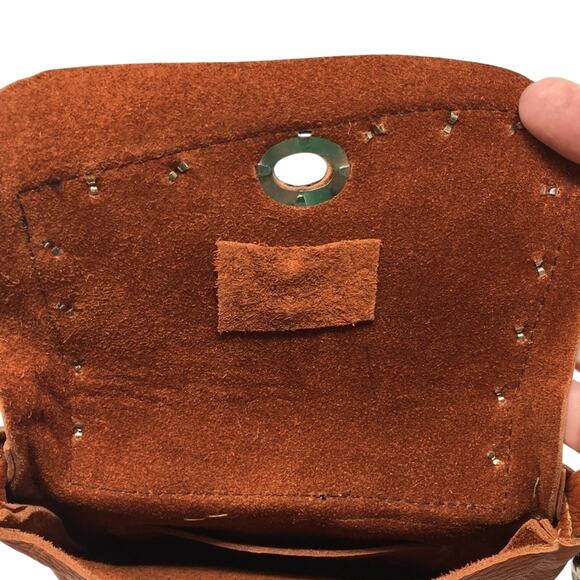 Abbie Caplin Brown Leather Crossbody Bag - Picture 8 of 14